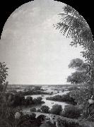 Frans Post Panorama in Brasilien oil